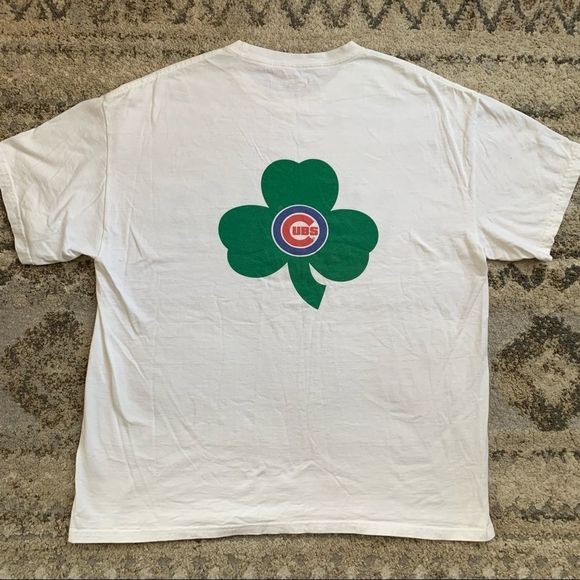 Champion x Chicago Cubs Lucky Cloverleaf T-Shirt XL - Picture 1 of 6